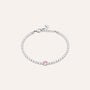Bracciale Tennis Aura Acciaio Cristallo