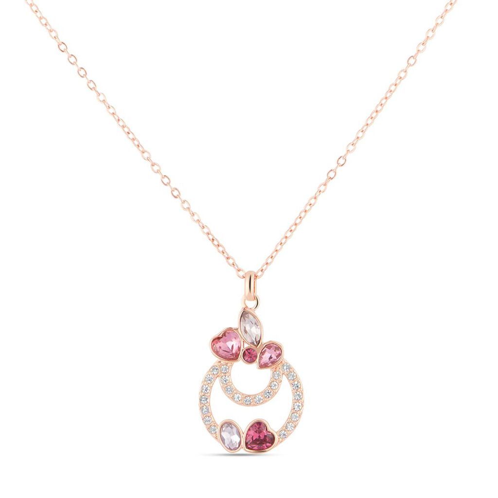 Collana Violet Ottone Rosa Cristallo - Collane Donna | Stroili