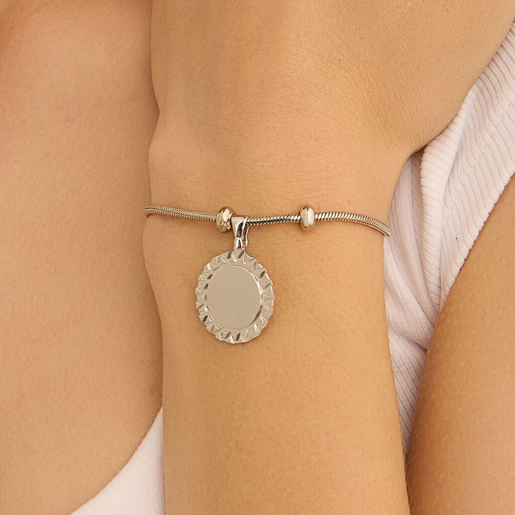 Pendente Love Beats Argento Rodiato