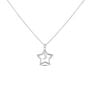 Collana Lady Chic Acciaio Stella e Cristalli