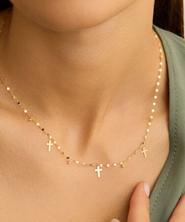 Collana Rosario Holy Oro Giallo