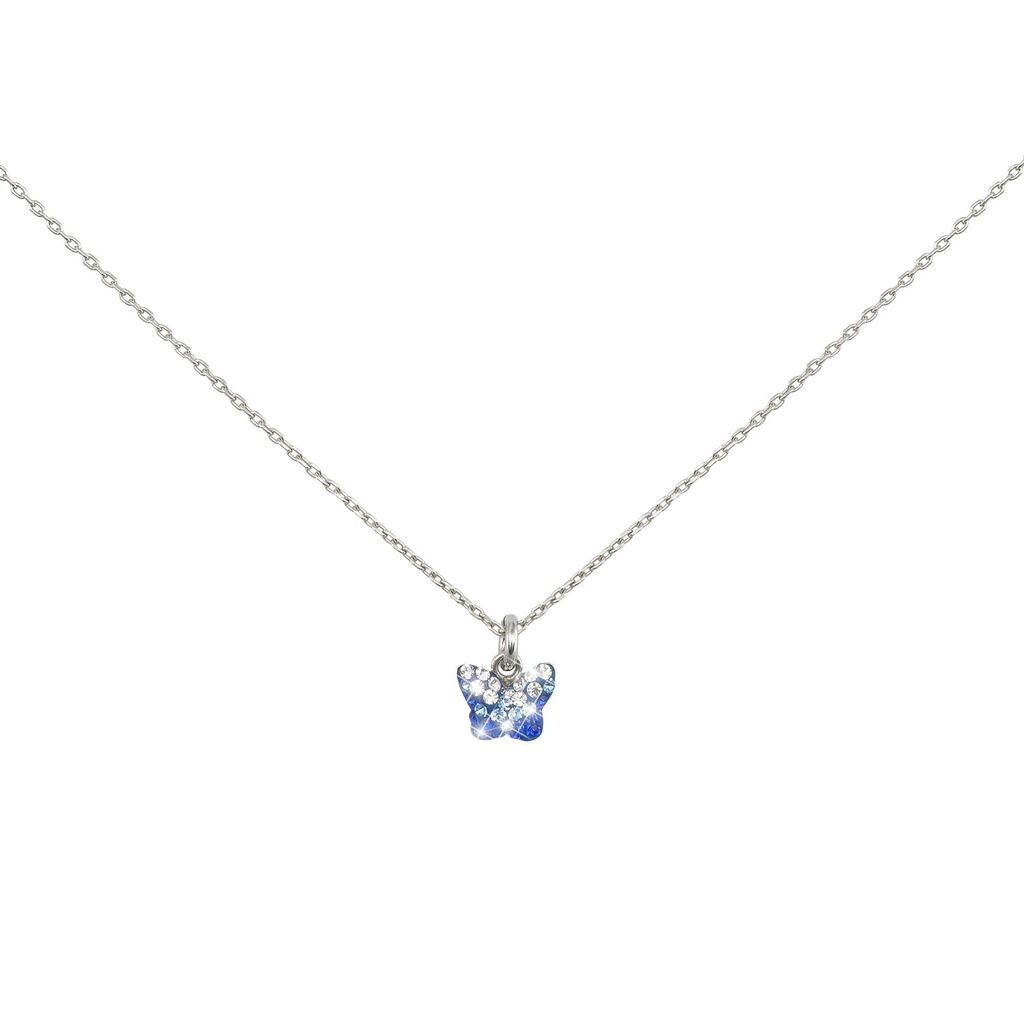 Collana Silver Baby Argento Rodiato Cristallo