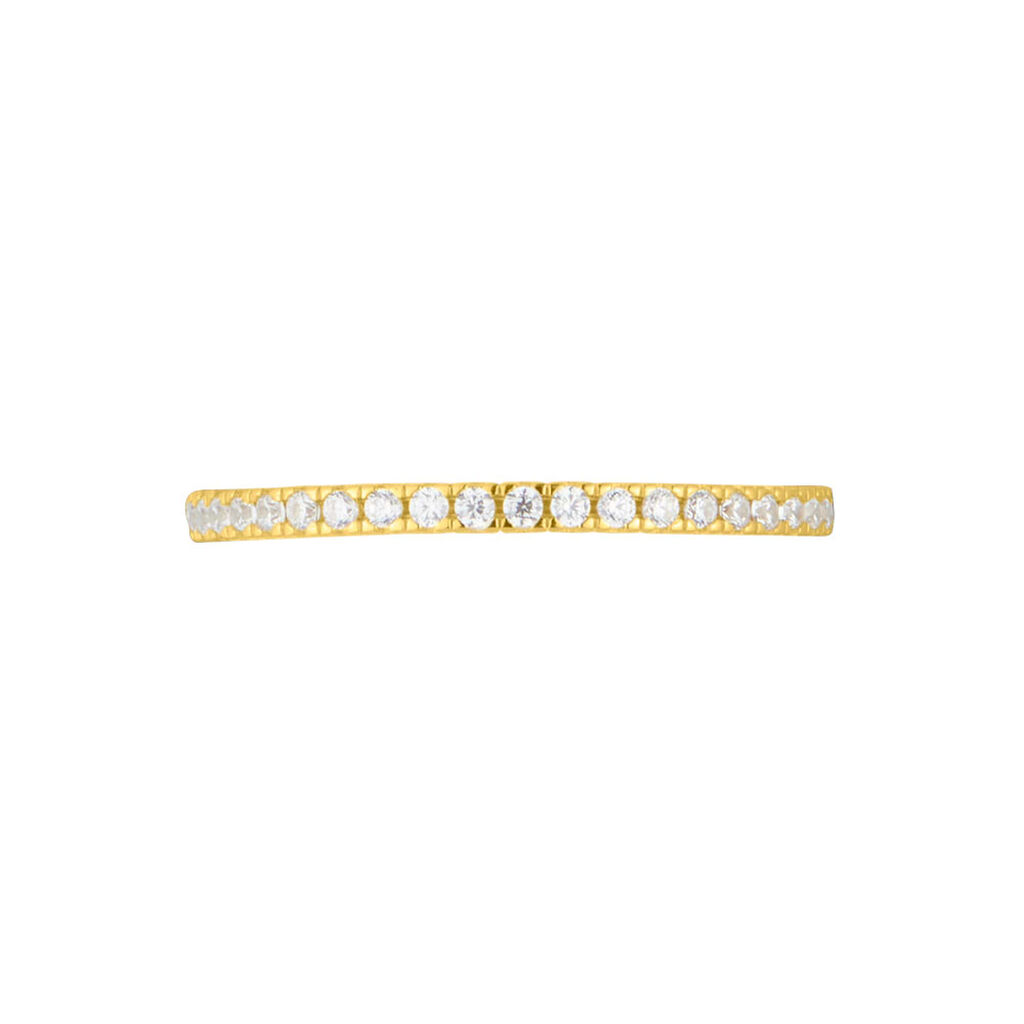 Anello Eternity Claire Oro Giallo Cubic Zirconia - Anelli Eternity Donna | Stroili