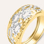 Anello Fascia Golden Lover Oro Bicolore