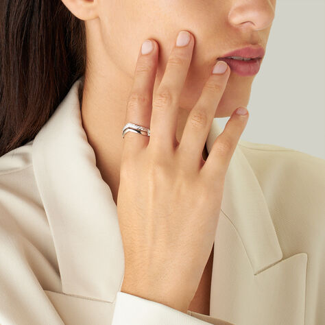 Anello Fascia Silver Shine Argento Rodiato Cubic Zirconia - Anelli con Pietre Donna | Stroili