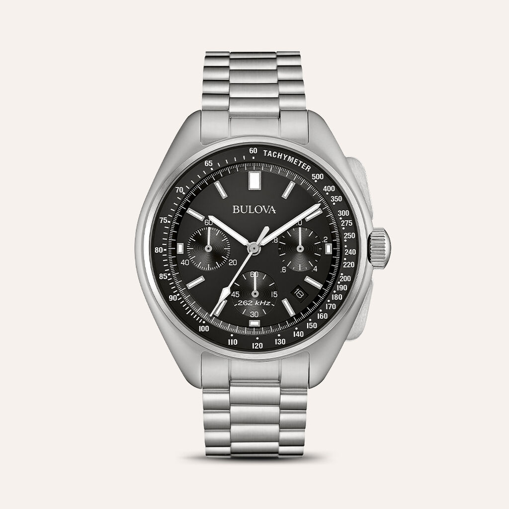 Orologio Al Quarzo Bulova Archive Lunar Pilot 262 kHz Precisionist 96b258