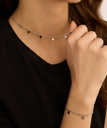Collana Sunrise Acciaio Bicolore