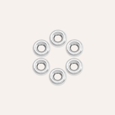Bead Love Beats Argento Rodiato