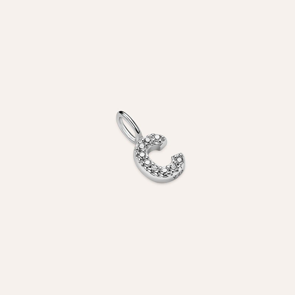 Pendente Love Beats Argento Rodiato Cubic Zirconia - Ciondoli Donna | Stroili