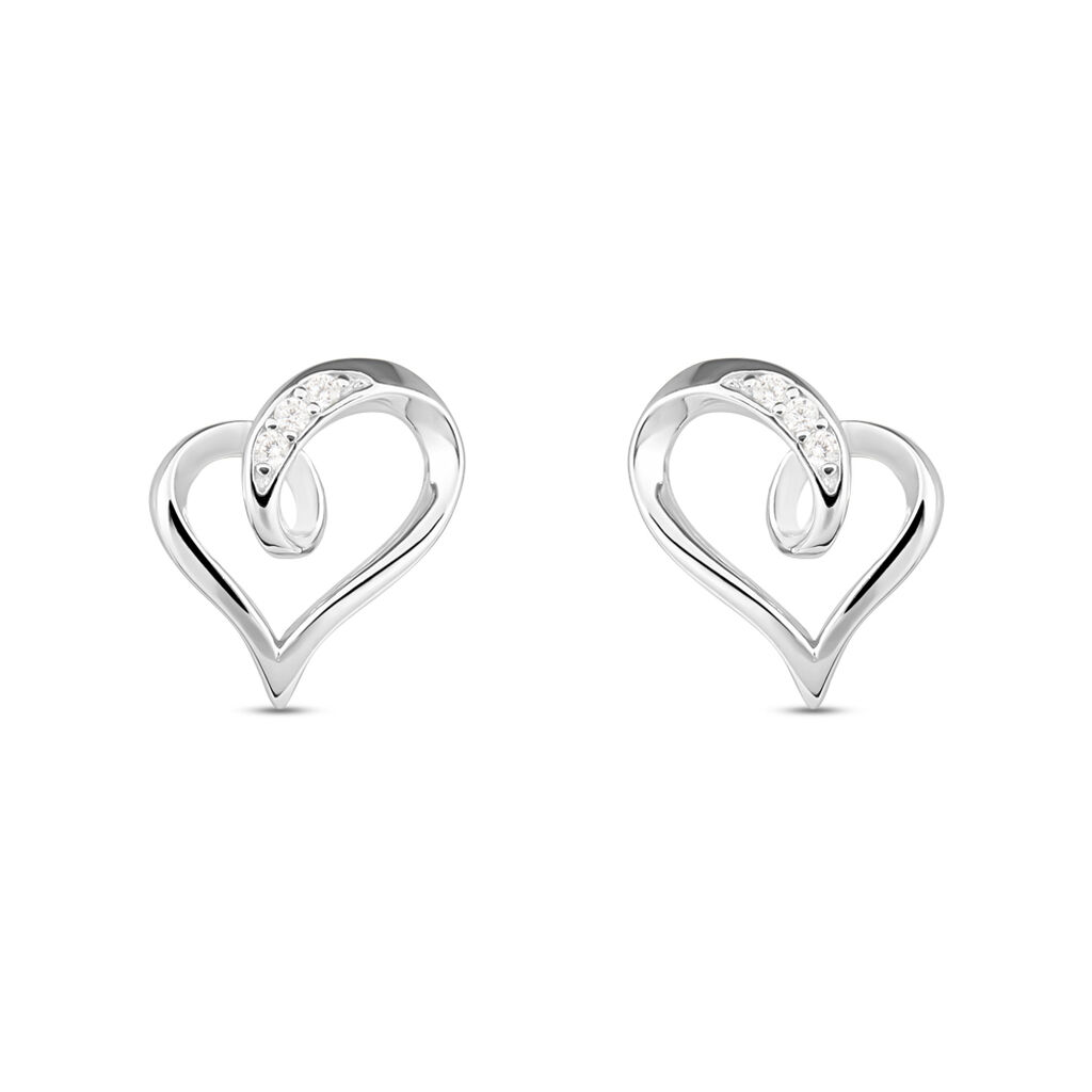 Orecchini Lobo Silver Shine Argento Rodiato Cubic Zirconia - Orecchini a Lobo Donna | Stroili