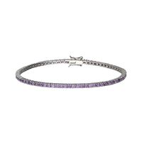 Bracciale Tennis Silver Rainbow Argento Rodiato Cubic Zirconia