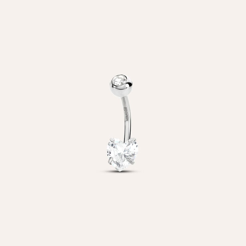 Piercing Ombelico Moonlight Acciaio Cristallo - Gioielli Donna | Stroili