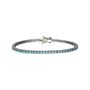 Bracciale Tennis Silver Rainbow Argento Rodiato Cubic Zirconia