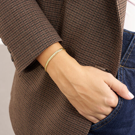 Bracciale Catena Desideria Argento Nobile Dorato - Bracciali Donna | Stroili