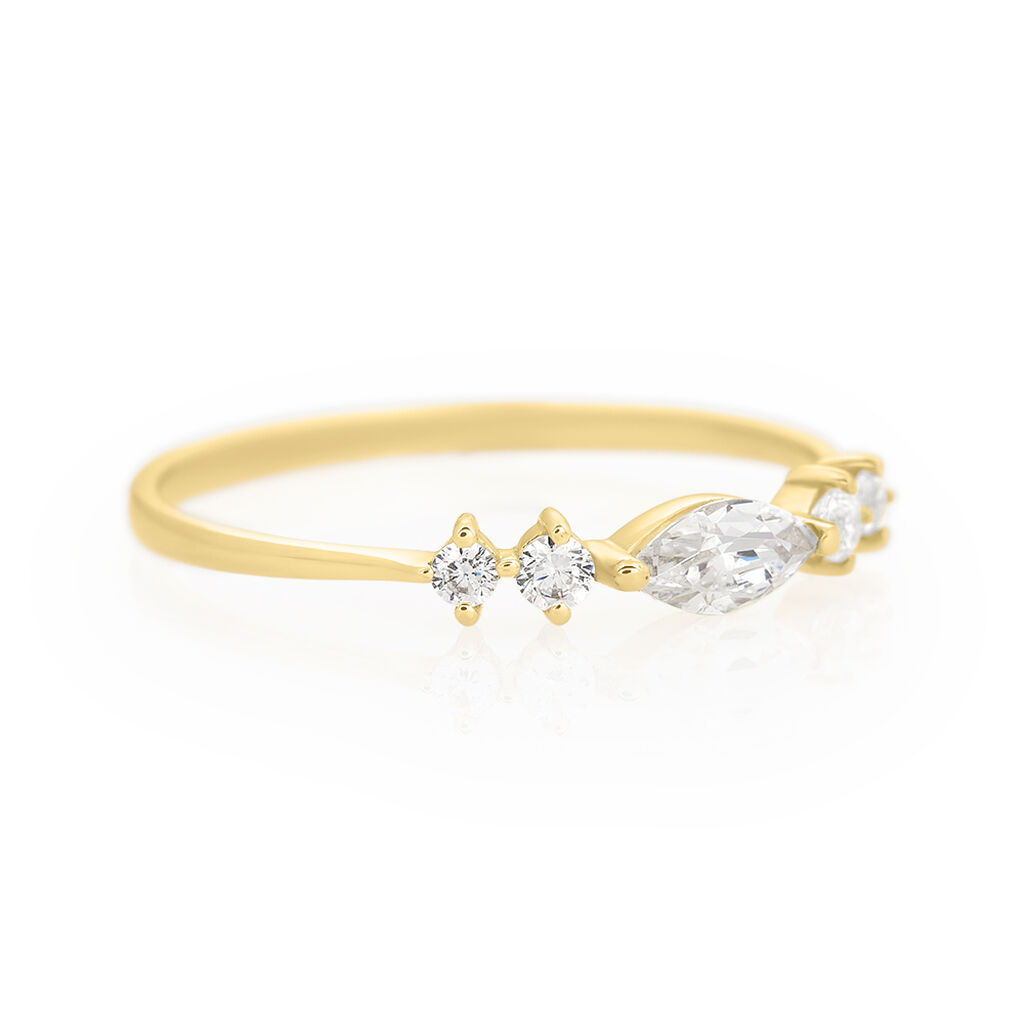 Anello Riviere Claire Oro Giallo Cubic Zirconia - Anelli Riviere Donna | Stroili