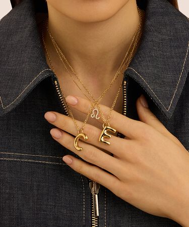 Collana Radiance Acciaio Dorato