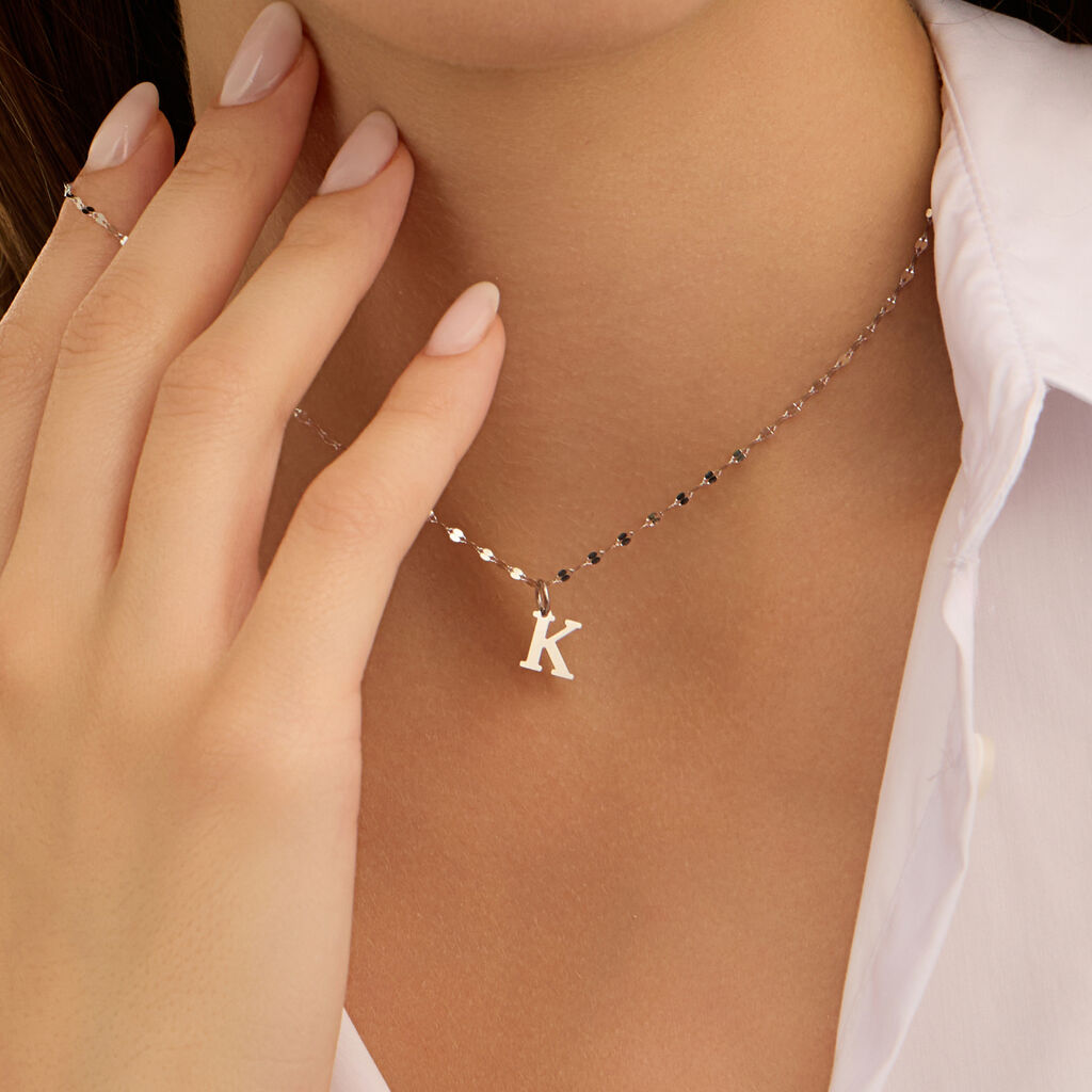 Pendente Poème Oro Bianco