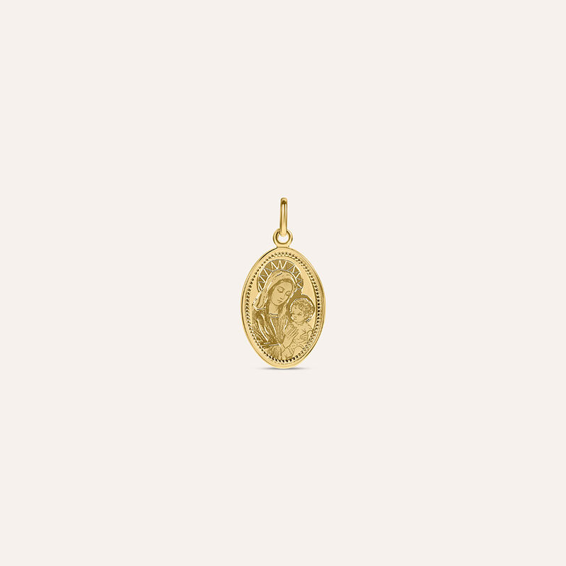 Pendente Holy Oro Giallo - Ciondoli con Incisione Unisex | Stroili