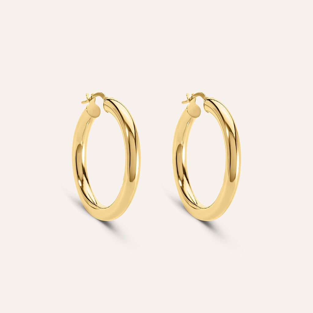 Orecchini A Cerchio Toujours Oro Giallo - Orecchini a Cerchio Donna | Stroili