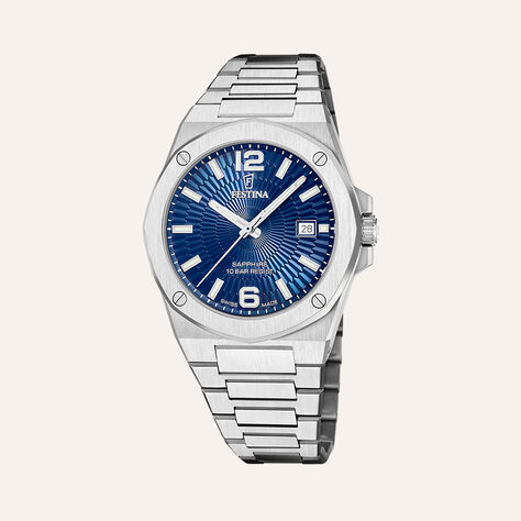 Orologio Al Quarzo Festina Swiss Made Vall&eacute;e F22000/2 - Orologi con Datario Uomo | Stroili