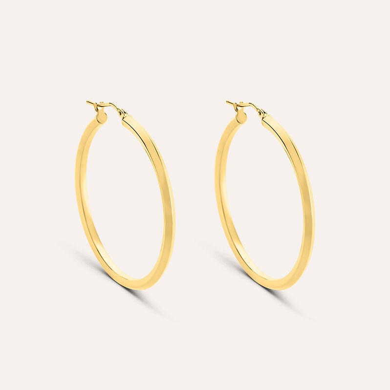 Orecchini A Cerchio Toujours Oro Giallo - Orecchini a Cerchio Donna | Stroili