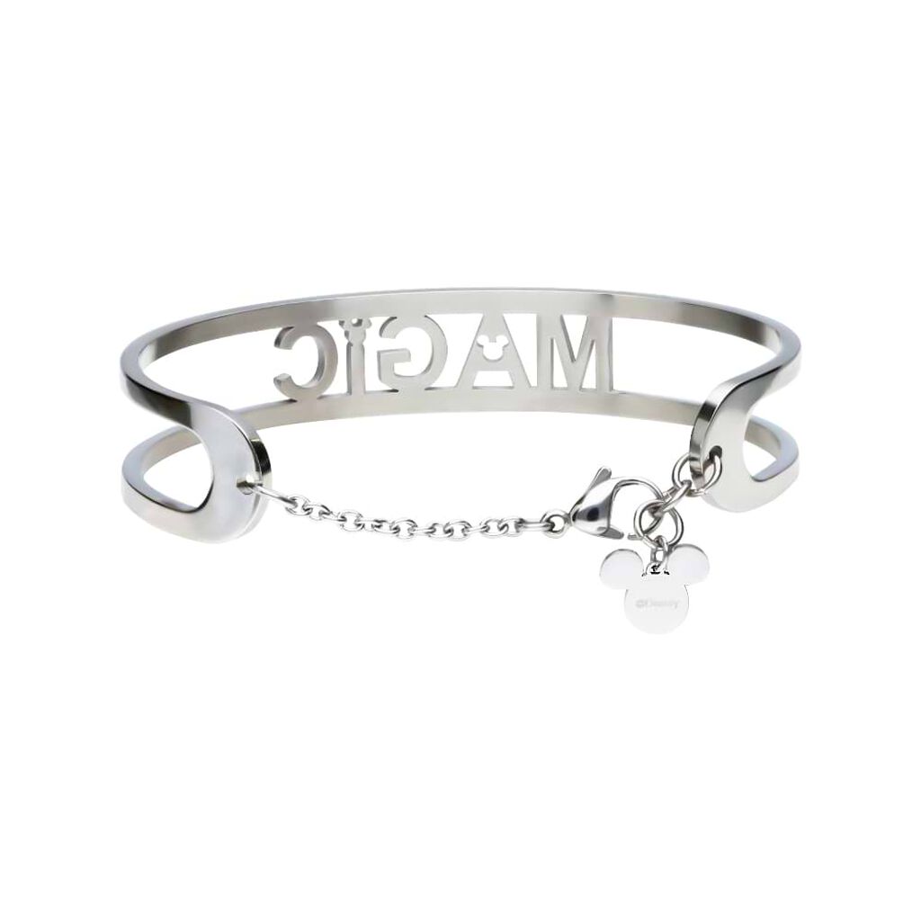 Bangle Lady Message Acciaio Disney e Cristalli - Bracciali Donna | Stroili