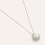 Collana Gold Pearls Oro Bianco Perla D'Acqua Dolce Diamante