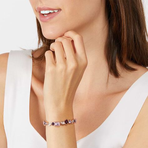 Bracciale Violet Ottone Rosa Cristallo - Bracciali Donna | Stroili