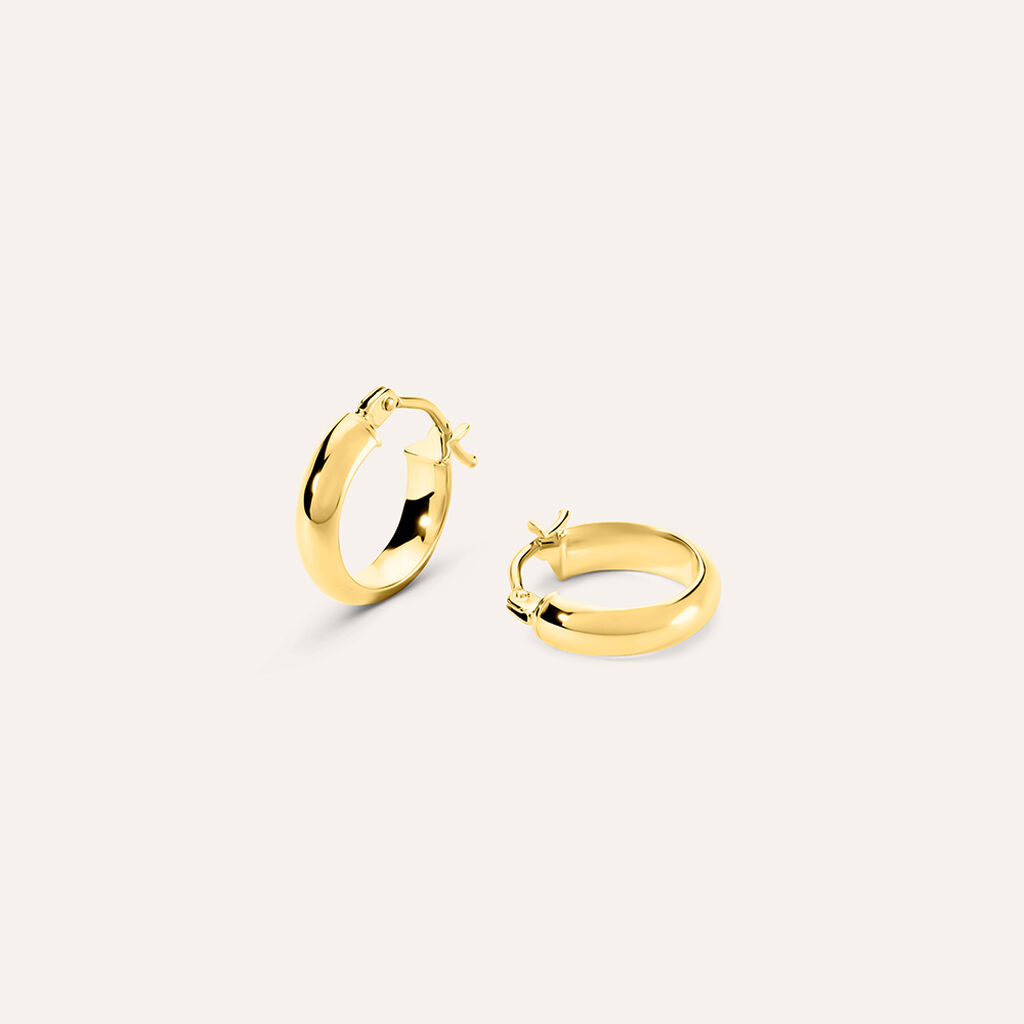 Orecchini A Cerchio Toujours Oro Giallo