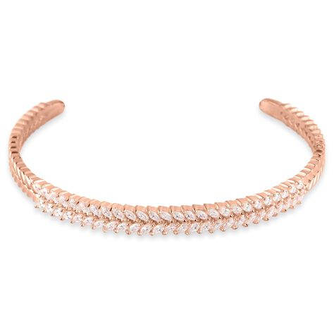Bangle Romantic Shine Bijoux Rosa e Cristalli - Bracciali Donna | Stroili