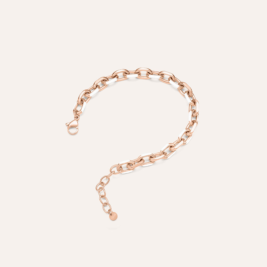Bracciale Catena Lady Sweet Acciaio Rosa - Bracciali Donna | Stroili