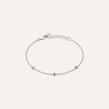 Bracciale Silver Baby Argento Rodiato Cubic Zirconia
