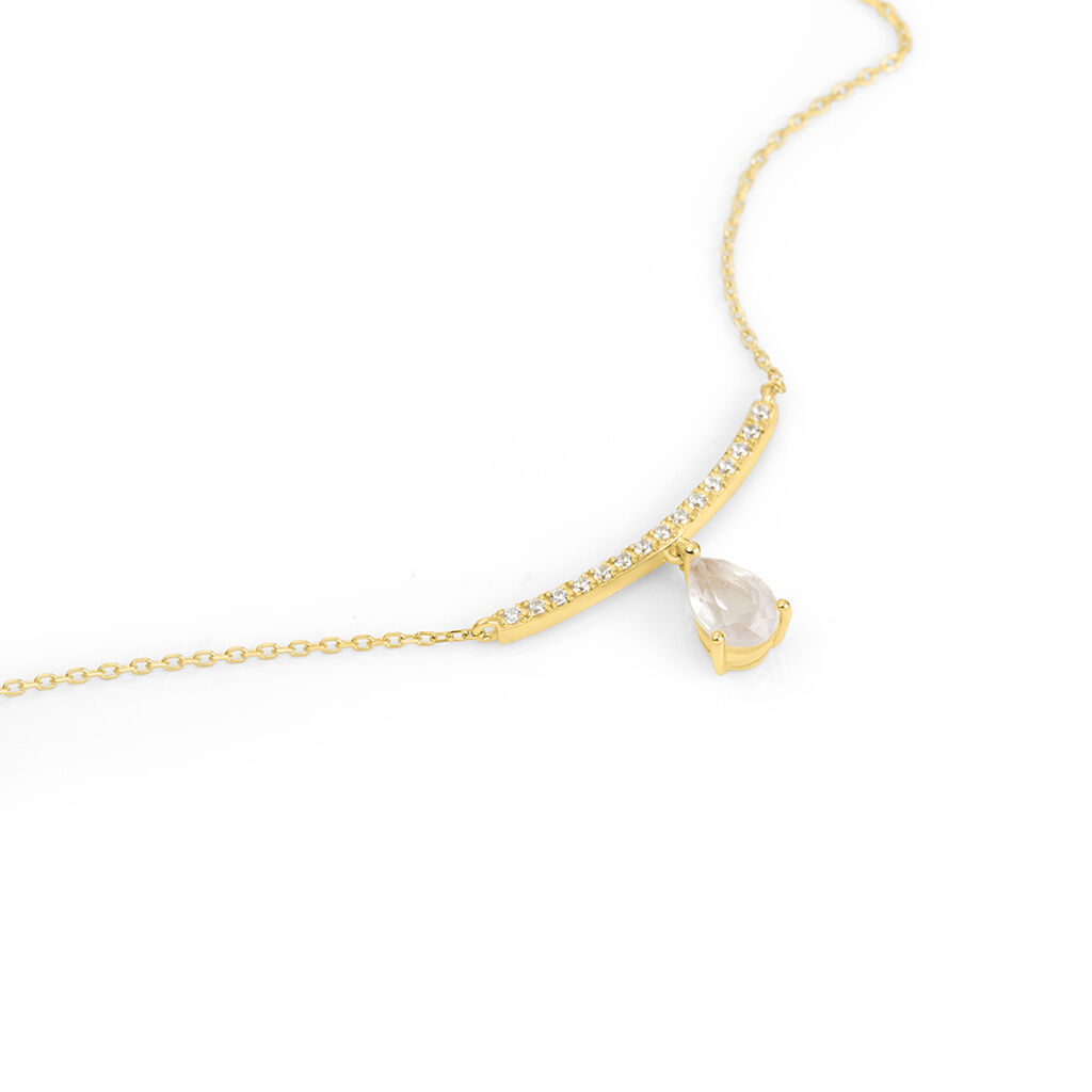 Collana Amélie Oro Giallo Quarzo Cubic Zirconia - Collane Donna | Stroili