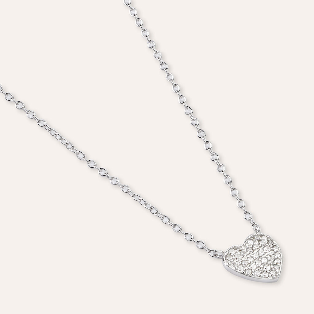 Collana Silver Moments Argento Rodiato Cubic Zirconia