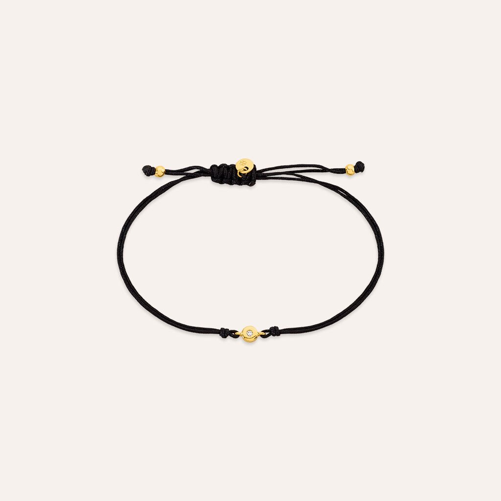 Bracciale Punto Luce Silver Diamonds Argento Dorato Diamante Lab-Grown