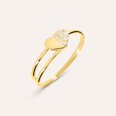 Anello Fantasia Mon Petit Oro Giallo Cubic Zirconia