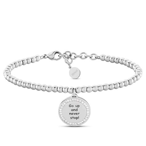 Bracciale Lady Message Acciaio Cristallo - Bracciali Donna | Stroili