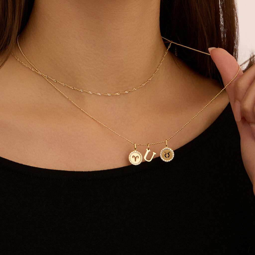 Pendente Poème Oro Giallo Cubic Zirconia - Ciondoli Donna | Stroili