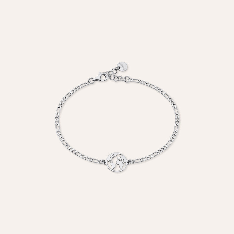 Bracciale Catena Gentleman Argento Rodiato - Bracciali Uomo | Stroili