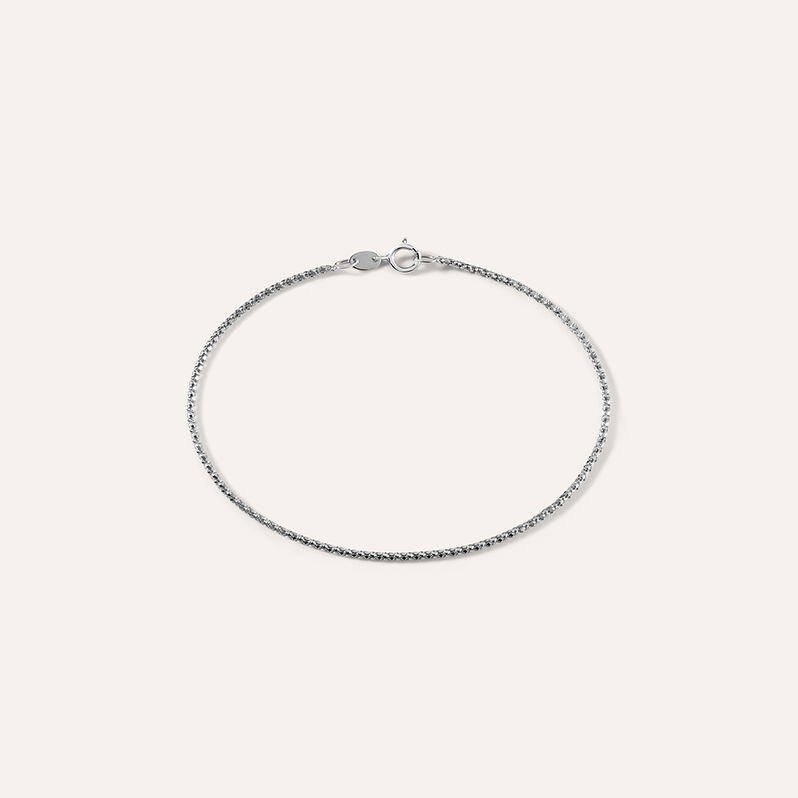 Bracciale Catena Colette Oro Bianco - Bracciali Donna | Stroili