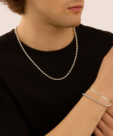 Fede Classica 3 mm Argento Rodiato