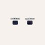 Gemelli Gentleman Argento Rodiato Onice