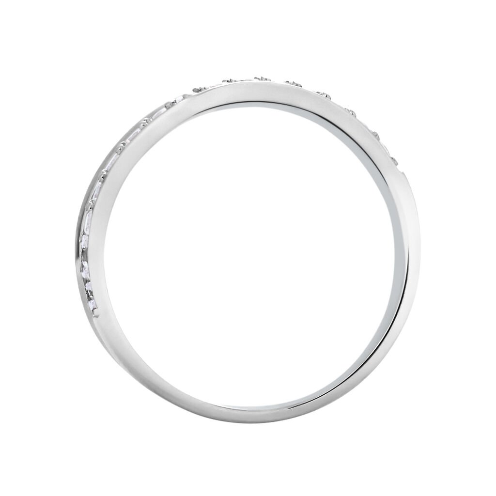 Anello Fascia Silver Shine Argento Rodiato Cubic Zirconia - Anelli con Pietre Donna | Stroili