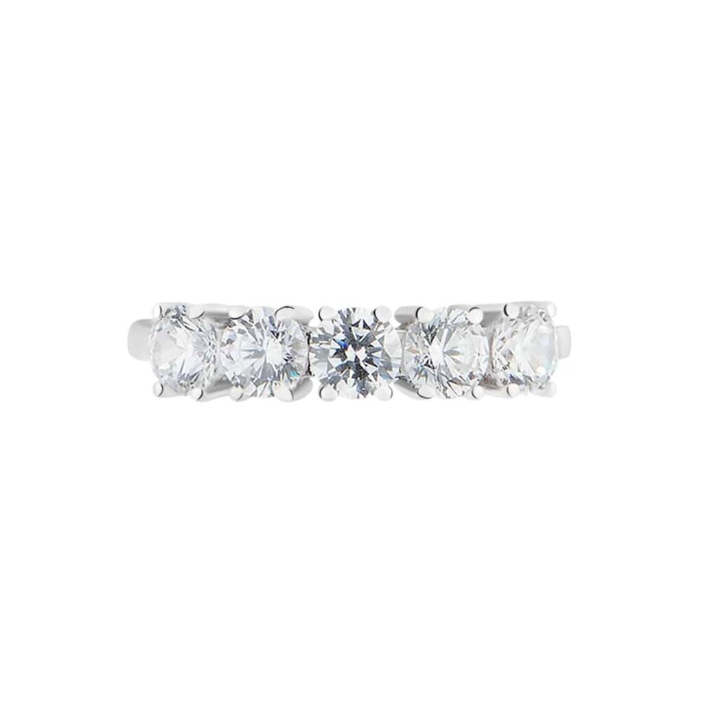 Anello Riviere Claire Oro Bianco Cubic Zirconia - Anelli Riviere Donna | Stroili