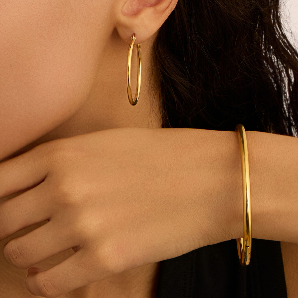 Bangle Radiance Acciaio Dorato