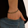 Bracciale Man Code Acciaio Tricolore Bianco / Rosa / Nero