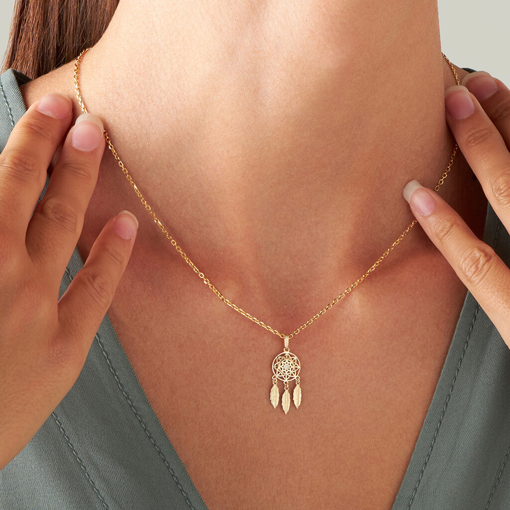Pendente Poème Oro Giallo Cubic Zirconia - Ciondoli Donna | Stroili