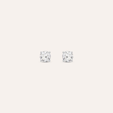 Mono Orecchino Lobo Punto Luce L'homme Or Oro Bianco Cubic Zirconia - Mono Orecchino Uomo | Stroili