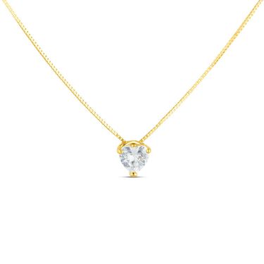 Collana Punto Luce Claire Oro Giallo Cubic Zirconia