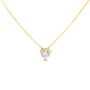Collana Punto Luce Claire Oro Giallo Cubic Zirconia